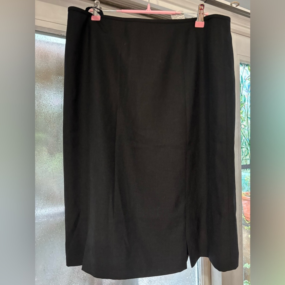 Le Suit Elegant‎ Black Pencil Skirt size 16